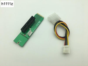 Planet Gates NGFF M2 M.2 to PCI-E 4x 1x Slot Riser Card Adapter Male To Female PCIE Multiplier For BTC Bitcoin Miner Antminer Mining