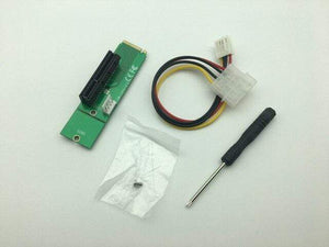 Planet Gates NGFF M2 M.2 to PCI-E 4x 1x Slot Riser Card Adapter Male To Female PCIE Multiplier For BTC Bitcoin Miner Antminer Mining