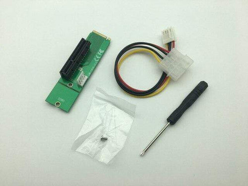 Planet Gates NGFF M2 M.2 to PCI-E 4x 1x Slot Riser Card Adapter Male To Female PCIE Multiplier For BTC Bitcoin Miner Antminer Mining