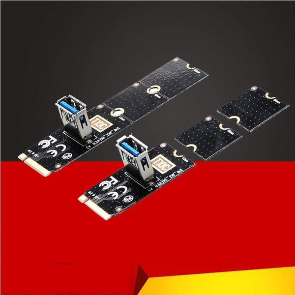 Planet Gates NGFF to PCI-E Riser Card M2 Slot to PCIe Expansion Card Convertor USB 3.0 Extender Adapter for Graphics Cards for BTC Miner