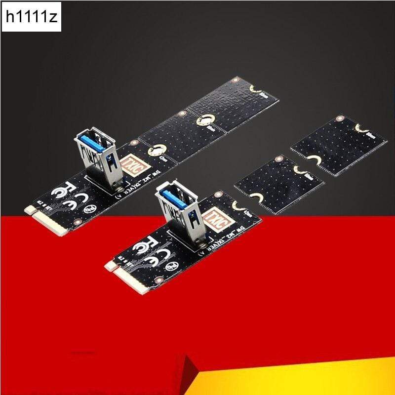 Planet Gates NGFF to PCI-E Riser Card M2 Slot to PCIe Expansion Card Convertor USB 3.0 Extender Adapter for Graphics Cards for BTC Miner