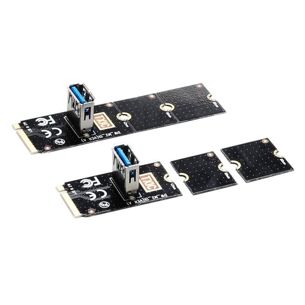 Planet Gates NGFF to PCI-E Riser Card M2 Slot to PCIe Expansion Card Convertor USB 3.0 Extender Adapter for Graphics Cards for BTC Miner