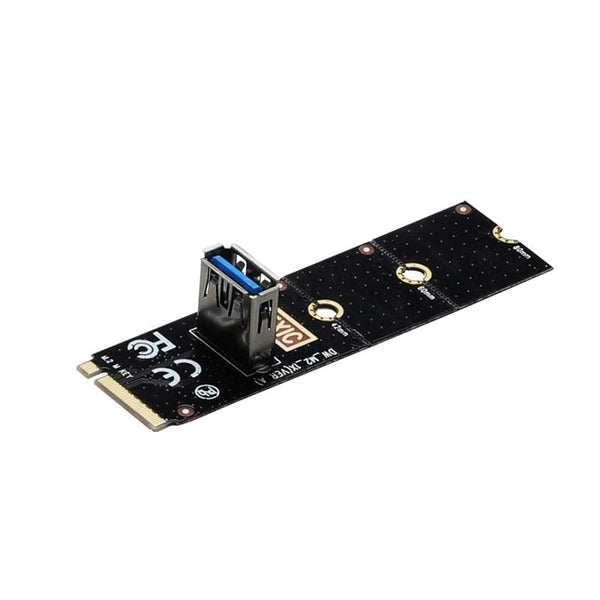Planet Gates NGFF to PCI-E Riser Card M2 Slot to PCIe Expansion Card Convertor USB 3.0 Extender Adapter for Graphics Cards for BTC Miner