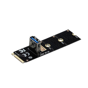 Planet Gates NGFF to PCI-E Riser Card M2 Slot to PCIe Expansion Card Convertor USB 3.0 Extender Adapter for Graphics Cards for BTC Miner