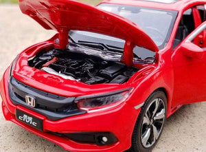 Planet Gates Nicce 1:32 HONDA CIVIC Diecasts Toy Vehicles Metal Car Model Sound Light Collection Car Toys For Children Christmas Gift
