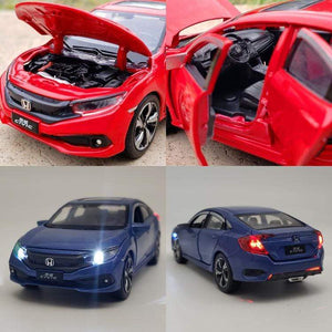Planet Gates Nicce 1:32 HONDA CIVIC Diecasts Toy Vehicles Metal Car Model Sound Light Collection Car Toys For Children Christmas Gift