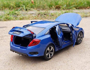 Planet Gates Nicce 1:32 HONDA CIVIC Diecasts Toy Vehicles Metal Car Model Sound Light Collection Car Toys For Children Christmas Gift