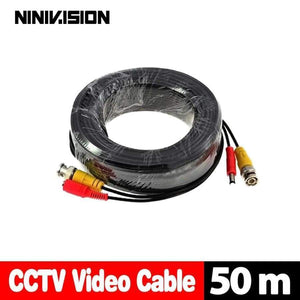 Planet Gates NINIVISION Home Video Cable 50m 165ft POWER VIDEO protection coaxial cable CCTV BNC for Security camera