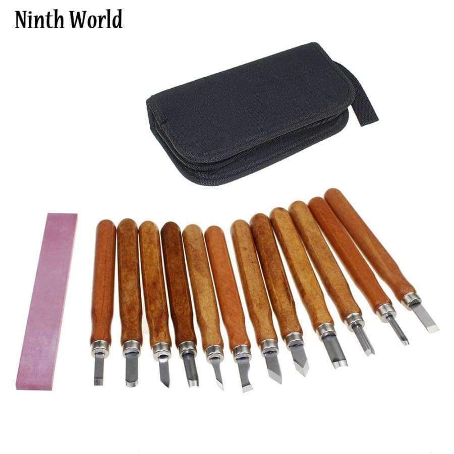 Planet Gates Ninth World Wood Handle 13pcs Scalpel Tools Wood Carving Tools Set Cutter Woodcut Knife Hand Tool Kit
