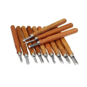 Planet Gates Ninth World Wood Handle 13pcs Scalpel Tools Wood Carving Tools Set Cutter Woodcut Knife Hand Tool Kit