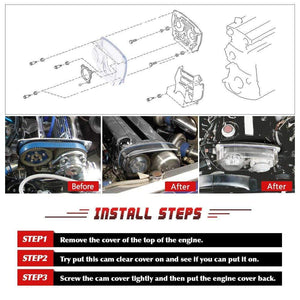 Planet Gates NISSAN Skyline R32 R33 GTS RB25DET Clear Cam Gear Timing Belt Cover Pulley JR6339