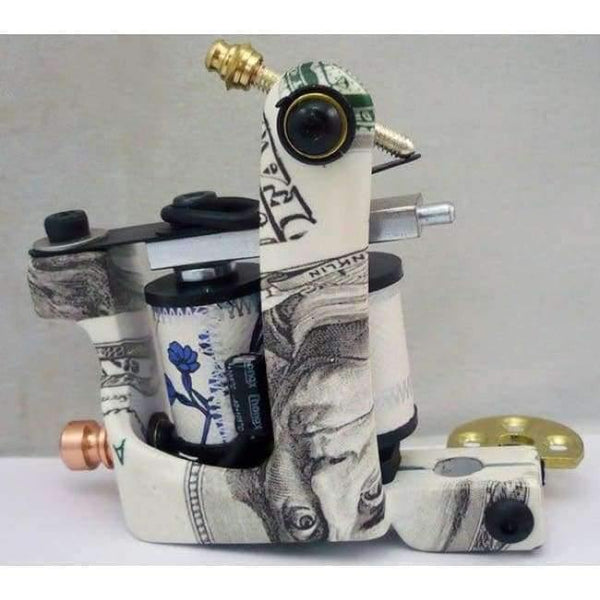 Planet Gates NM015 10 Wrap Coils Tattoo Machine Shader & Liner Carbon Steel Rotary Assorted Tatoo Motor Gun Instrument Permanent Makeup Tools