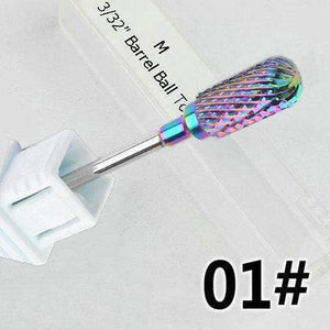 Planet Gates NO.01 Milling Cutter For Manicure carbide Nail Drill Bits Manicure Machine Accessories Rotary Electric Nail Files  Nail Art Tools