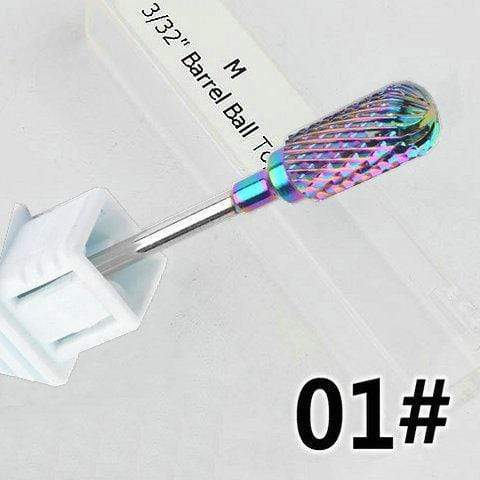 Planet Gates NO.01 Milling Cutter For Manicure carbide Nail Drill Bits Manicure Machine Accessories Rotary Electric Nail Files  Nail Art Tools