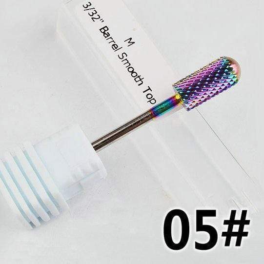 Planet Gates NO.05 Milling Cutter For Manicure carbide Nail Drill Bits Manicure Machine Accessories Rotary Electric Nail Files  Nail Art Tools