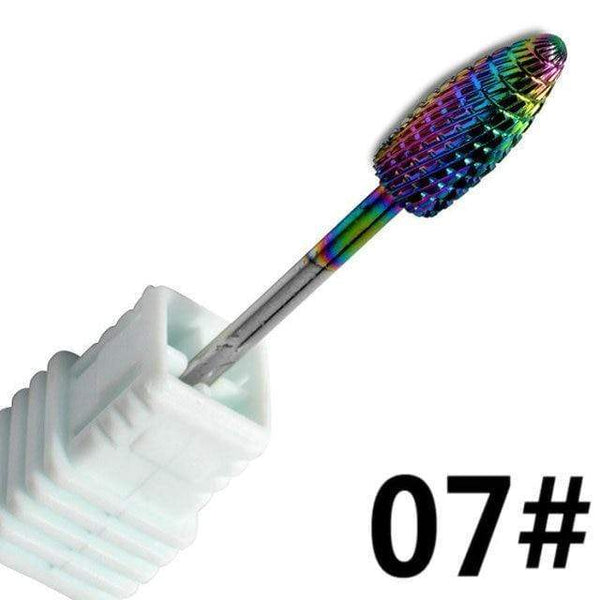 Planet Gates NO.07 Milling Cutter For Manicure carbide Nail Drill Bits Manicure Machine Accessories Rotary Electric Nail Files  Nail Art Tools