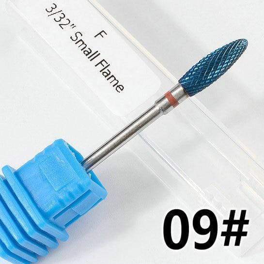 Planet Gates NO.09 Milling Cutter For Manicure carbide Nail Drill Bits Manicure Machine Accessories Rotary Electric Nail Files  Nail Art Tools