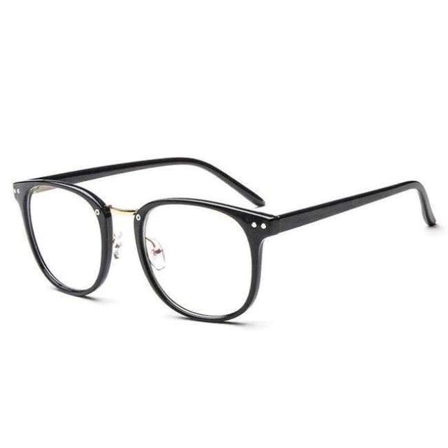 Planet Gates LIKEU'S women's optical glasses frame eyewear Square rievt eyeglasses Frame clear glasses Metal Vintage quality eyeglasses