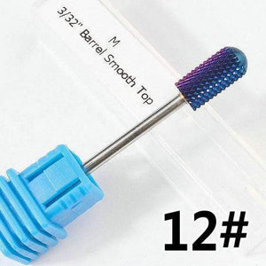 Planet Gates NO.12 Milling Cutter For Manicure carbide Nail Drill Bits Manicure Machine Accessories Rotary Electric Nail Files  Nail Art Tools