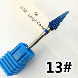 Planet Gates NO.13 Milling Cutter For Manicure carbide Nail Drill Bits Manicure Machine Accessories Rotary Electric Nail Files  Nail Art Tools