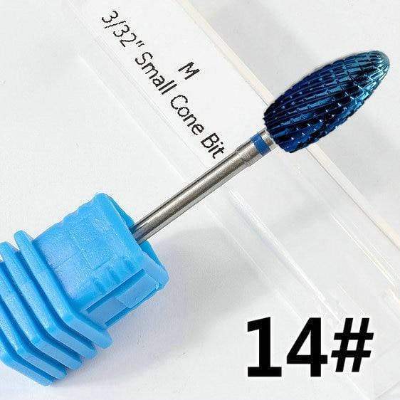 Planet Gates NO.14 Milling Cutter For Manicure carbide Nail Drill Bits Manicure Machine Accessories Rotary Electric Nail Files  Nail Art Tools