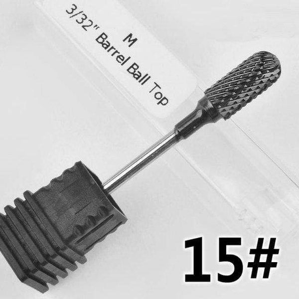 Planet Gates NO.15 Milling Cutter For Manicure carbide Nail Drill Bits Manicure Machine Accessories Rotary Electric Nail Files  Nail Art Tools
