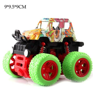 Planet Gates NO 16 Mini Inertial Off-Road Vehicle Pullback Children Toy Car Plastic Friction Stunt Car Juguetes Carro kids toys for boys