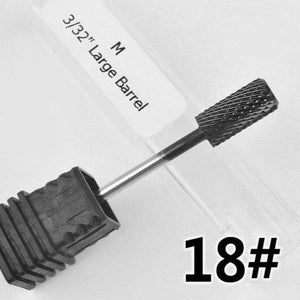 Planet Gates NO.18 Milling Cutter For Manicure carbide Nail Drill Bits Manicure Machine Accessories Rotary Electric Nail Files  Nail Art Tools