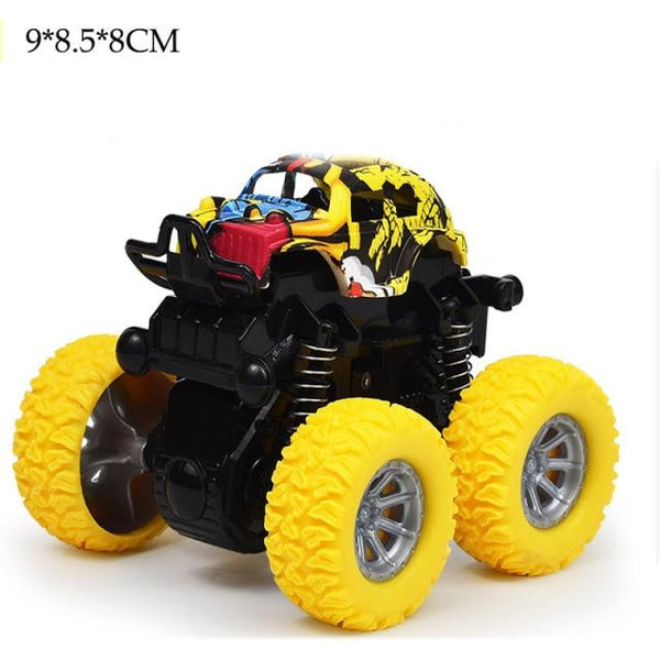 Planet Gates NO 18 Mini Inertial Off-Road Vehicle Pullback Children Toy Car Plastic Friction Stunt Car Juguetes Carro kids toys for boys