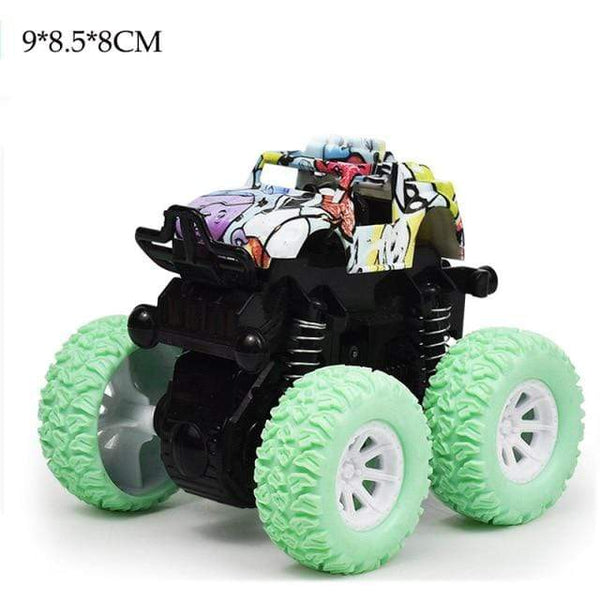 Planet Gates NO 19 Mini Inertial Off-Road Vehicle Pullback Children Toy Car Plastic Friction Stunt Car Juguetes Carro kids toys for boys