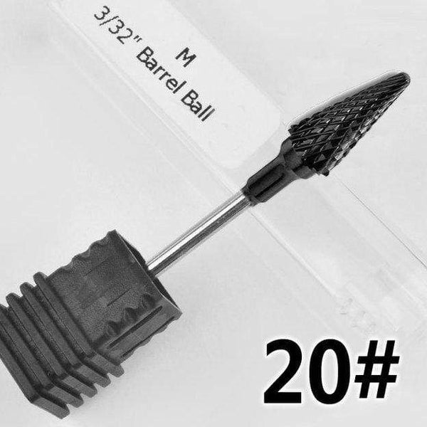 Planet Gates NO.20 Milling Cutter For Manicure carbide Nail Drill Bits Manicure Machine Accessories Rotary Electric Nail Files  Nail Art Tools