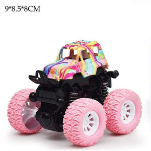 Planet Gates NO 21 Mini Inertial Off-Road Vehicle Pullback Children Toy Car Plastic Friction Stunt Car Juguetes Carro kids toys for boys