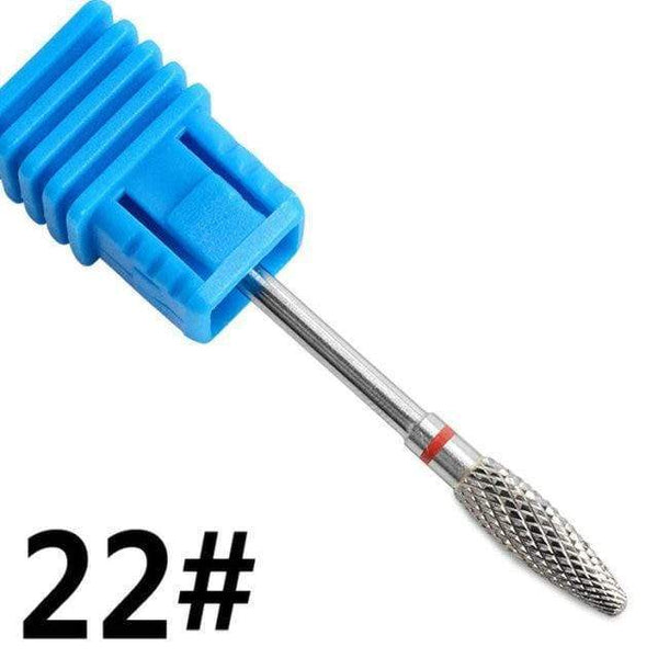 Planet Gates NO.22 Milling Cutter For Manicure carbide Nail Drill Bits Manicure Machine Accessories Rotary Electric Nail Files  Nail Art Tools