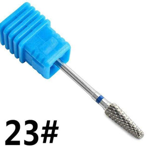 Planet Gates NO.23 Milling Cutter For Manicure carbide Nail Drill Bits Manicure Machine Accessories Rotary Electric Nail Files  Nail Art Tools