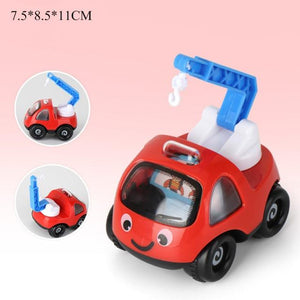 Planet Gates NO 27 Mini Inertial Off-Road Vehicle Pullback Children Toy Car Plastic Friction Stunt Car Juguetes Carro kids toys for boys