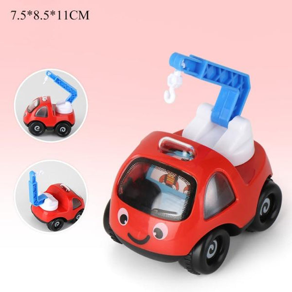 Planet Gates NO 27 Mini Inertial Off-Road Vehicle Pullback Children Toy Car Plastic Friction Stunt Car Juguetes Carro kids toys for boys