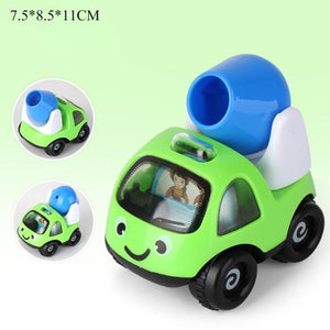 Planet Gates NO 28 Mini Inertial Off-Road Vehicle Pullback Children Toy Car Plastic Friction Stunt Car Juguetes Carro kids toys for boys