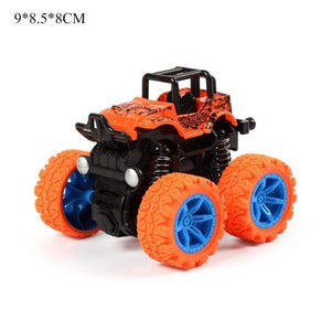 Planet Gates NO 3 Mini Inertial Off-Road Vehicle Pullback Children Toy Car Plastic Friction Stunt Car Juguetes Carro kids toys for boys