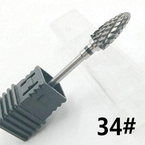 Planet Gates NO.34 Milling Cutter For Manicure carbide Nail Drill Bits Manicure Machine Accessories Rotary Electric Nail Files  Nail Art Tools