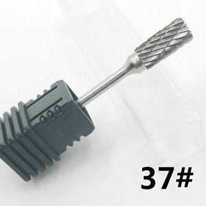 Planet Gates NO.37 Milling Cutter For Manicure carbide Nail Drill Bits Manicure Machine Accessories Rotary Electric Nail Files  Nail Art Tools