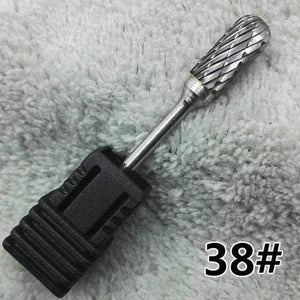 Planet Gates NO.38 Milling Cutter For Manicure carbide Nail Drill Bits Manicure Machine Accessories Rotary Electric Nail Files  Nail Art Tools