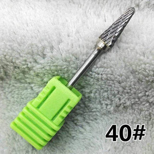 Planet Gates NO.40 Milling Cutter For Manicure carbide Nail Drill Bits Manicure Machine Accessories Rotary Electric Nail Files  Nail Art Tools