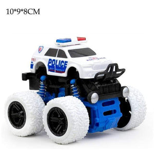 Planet Gates NO 6 Mini Inertial Off-Road Vehicle Pullback Children Toy Car Plastic Friction Stunt Car Juguetes Carro kids toys for boys