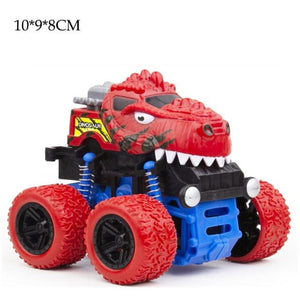 Planet Gates NO 7 Mini Inertial Off-Road Vehicle Pullback Children Toy Car Plastic Friction Stunt Car Juguetes Carro kids toys for boys