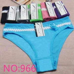 Planet Gates NO 966 MIX COLORS / M 5pcs/lot Hot Selling Cotton women's briefs sexy low-waist panties Ladies briefs Ladies Cotton Briefs underwear