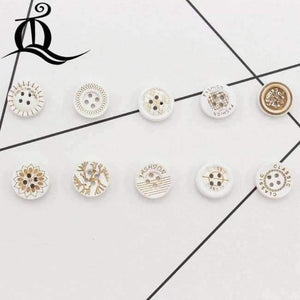 Planet Gates no box 10 color mix British style white 100pcs picture Print 4 Holes Wooden Buttons 15mm Sewing Scrapbooking Crafts,tq BUTTONS 12