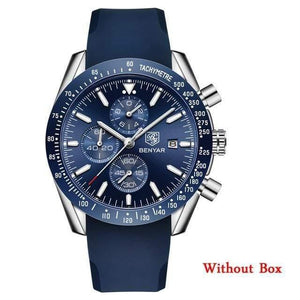 Planet Gates no box L Silve Blue Men Watches Brand Luxury Silicone Strap Waterproof Sport Quartz Chronograph Military Watch Men Clock Relogio Masculino