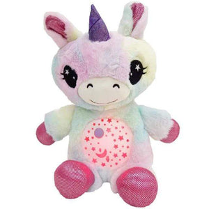 Planet Gates no box / Style 3 color Stuffed Animal Night Light Projector Plush Toys With Light Colorful Stars Cute Stuffed Toy Girl Baby Creative Toy Birthday Gifts