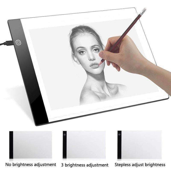 Planet Gates No Dimming Digital Graphic Tablet A4 LED Artist Thin Art Stencil Drawing Board Light Box Tracing Writing Portable Electronic Tablet Pad