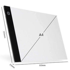 Planet Gates No Dimming Digital Graphic Tablet A4 LED Artist Thin Art Stencil Drawing Board Light Box Tracing Writing Portable Electronic Tablet Pad